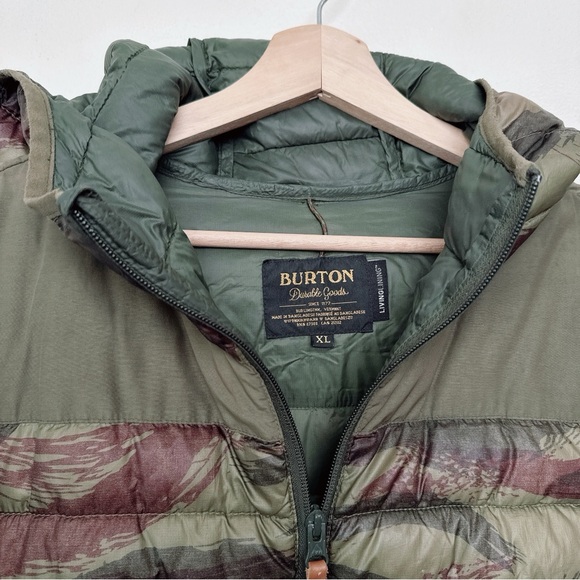 Burton Mens Xlarge Insulated Camo Outdoor Puffer Jacket - Picture 8 of 16